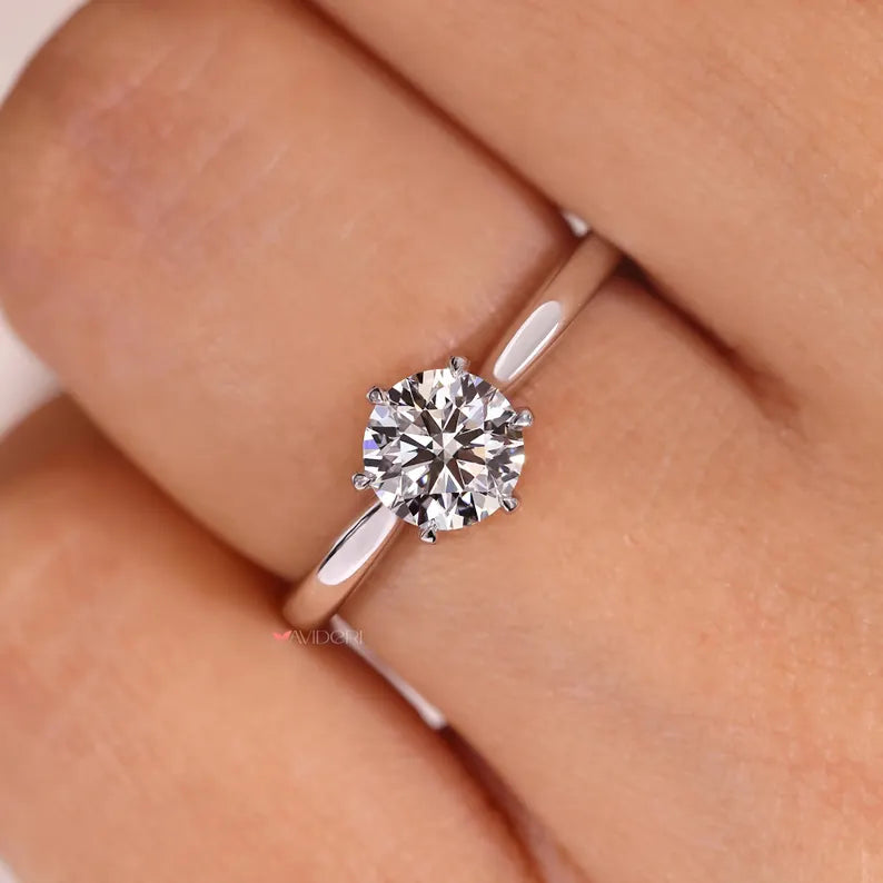 925 Silver Solitaire ring
