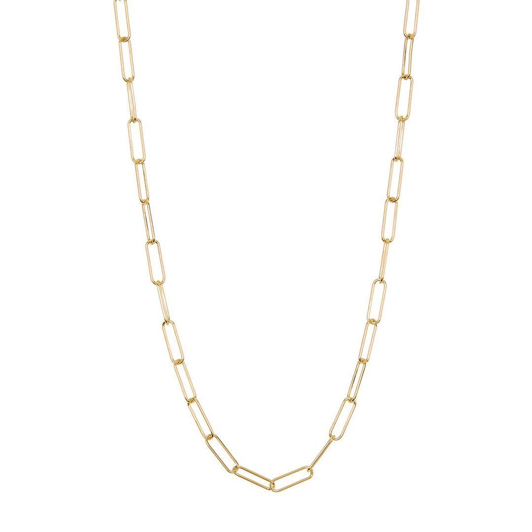 Paperclip chain necklace
