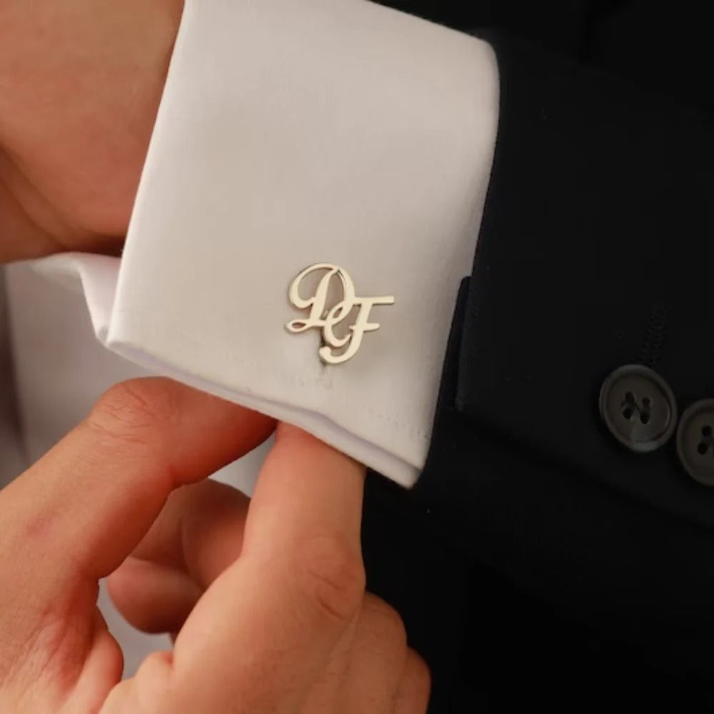 Initial Letter Custom Cufflinks