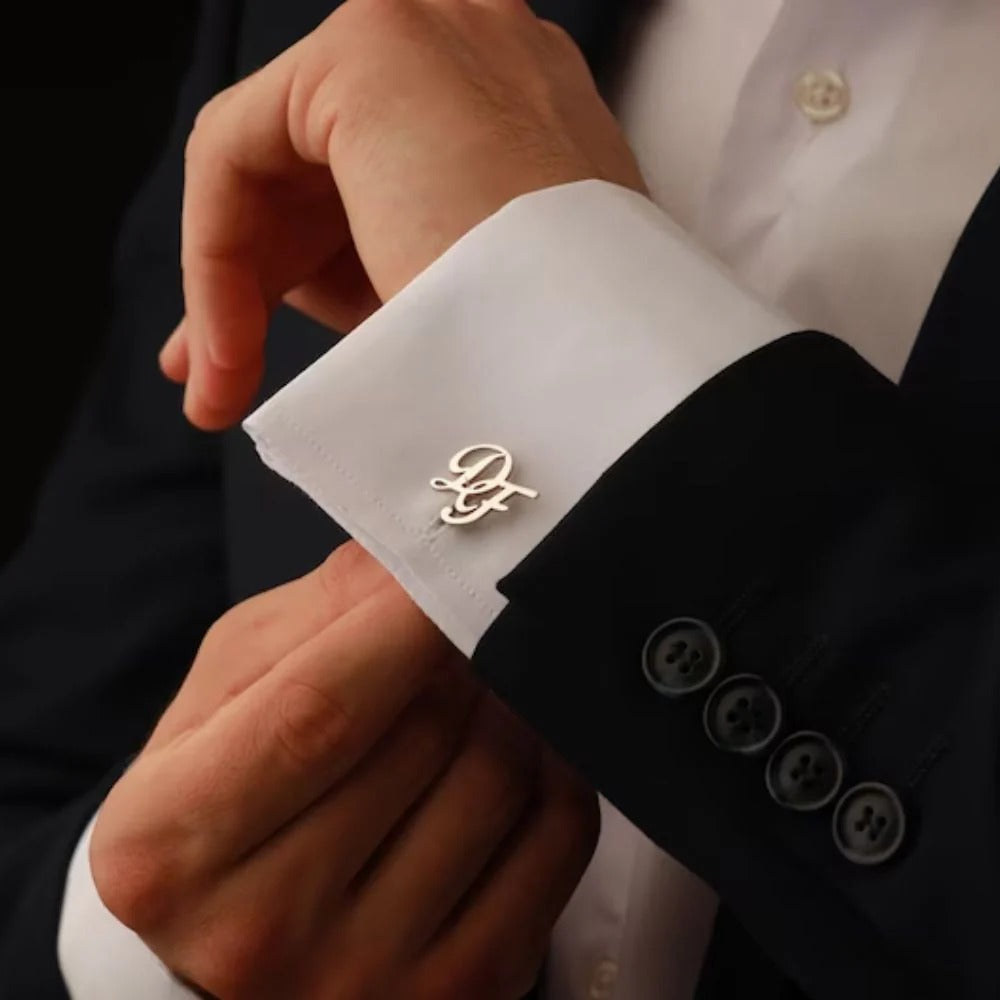 Initial Letter Custom Cufflinks