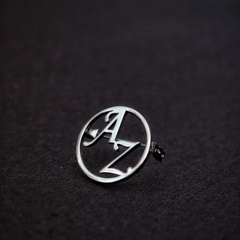 Personalized Initial Brooch