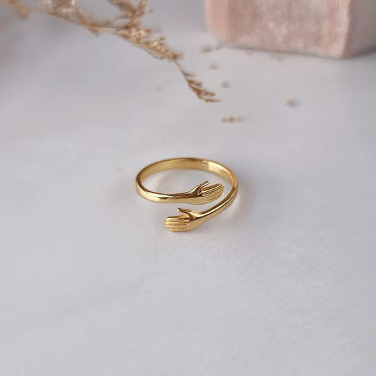 925 Silver Adjustable Hug Ring