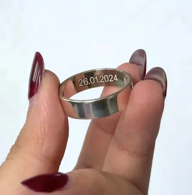 925 Silver Eternal Couple Band