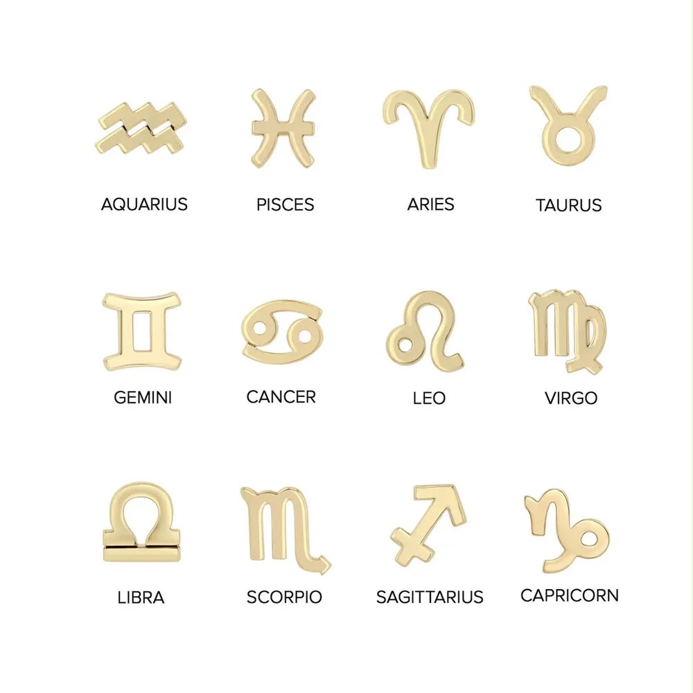 Zodiac earrings