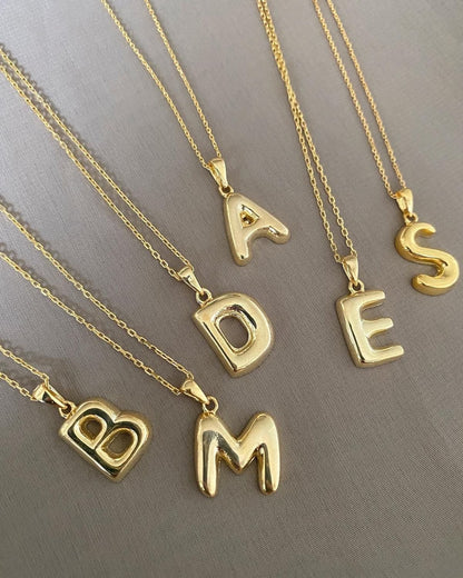 Bubble Letter Necklace
