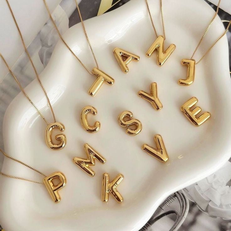 Bubble Letter Necklace