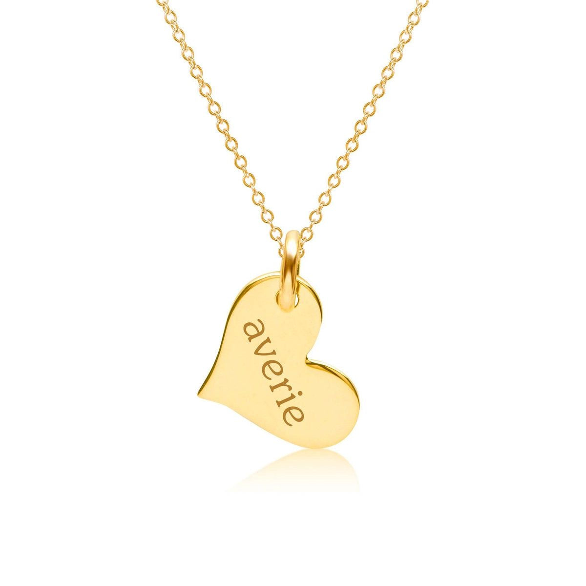 Personalized Heart Name Necklace