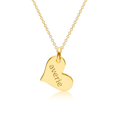 Personalized Heart Name Necklace