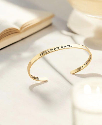 Personalized cuff bracelet
