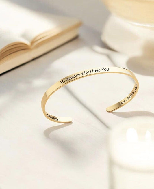 Personalized cuff bracelet