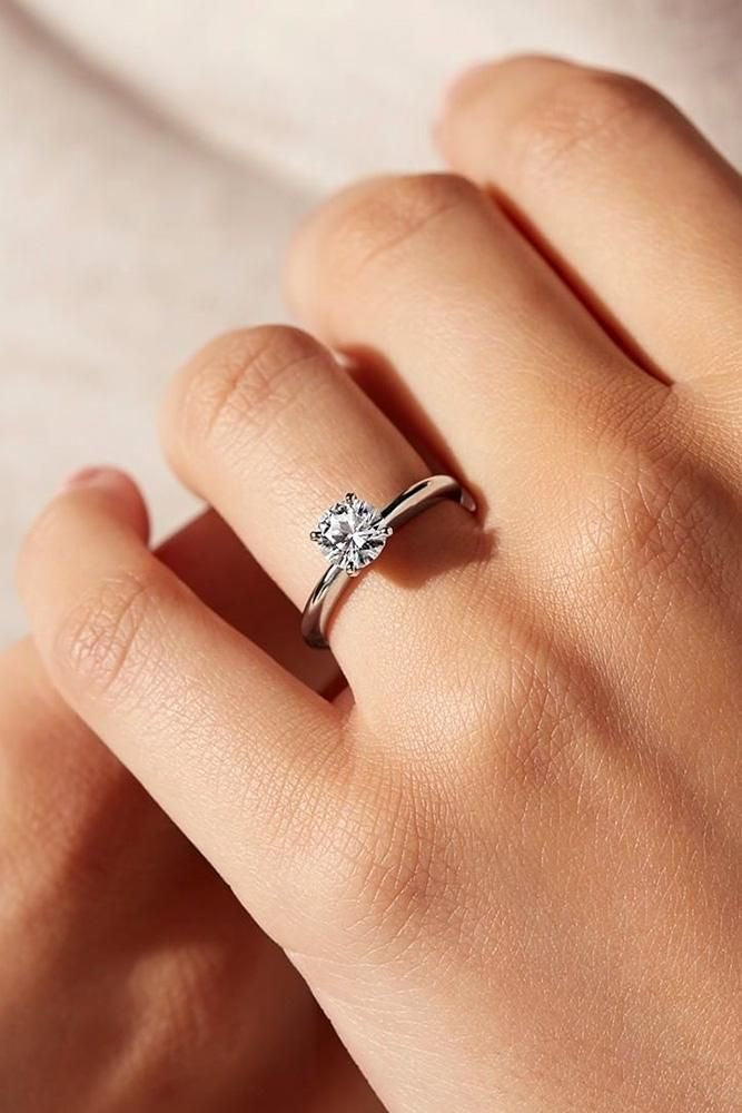 925 Silver Solitaire ring