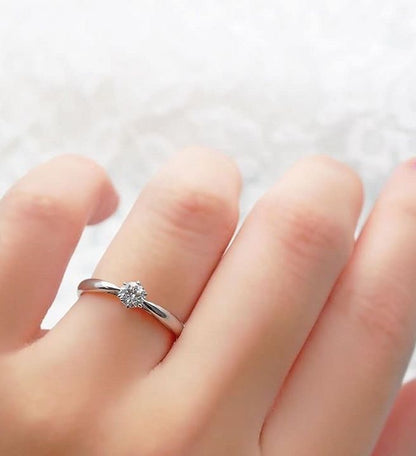 925 Silver Solitaire ring