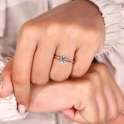 925 Silver Solitaire ring