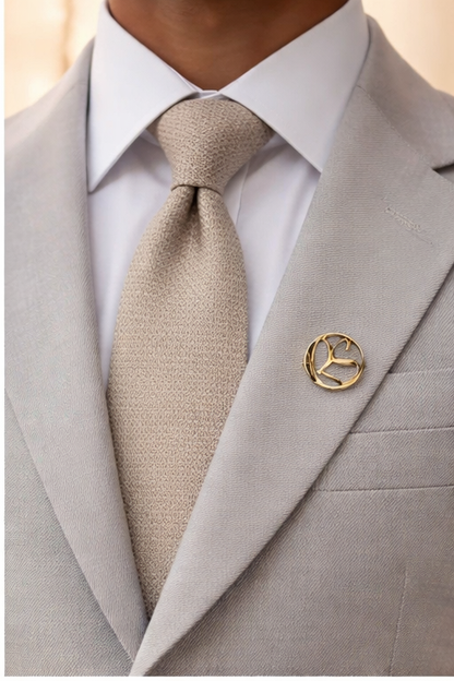 Personalized Initial Brooch