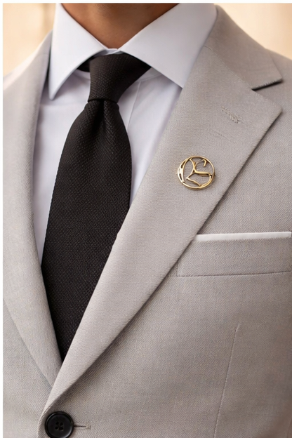Personalized Initial Brooch