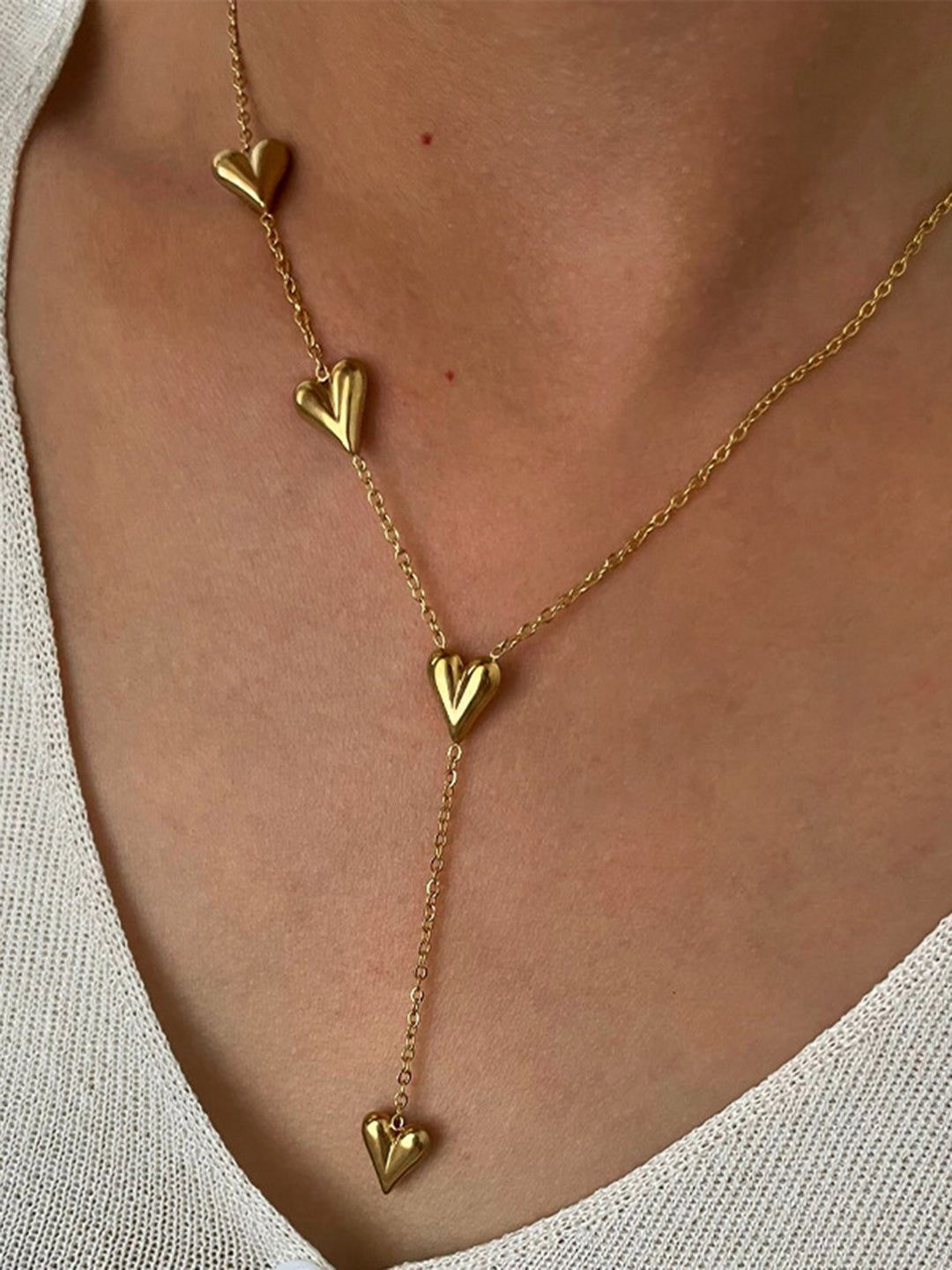 Heart tassel necklace