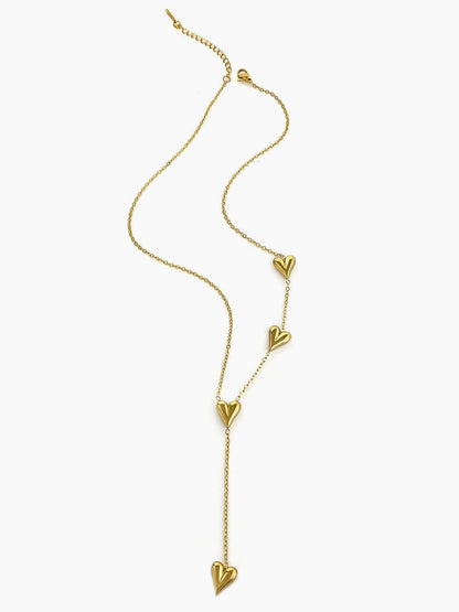Heart tassel necklace