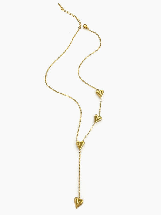 Heart tassel necklace
