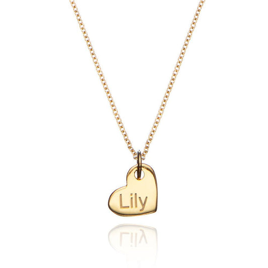 Personalized Heart Name Necklace