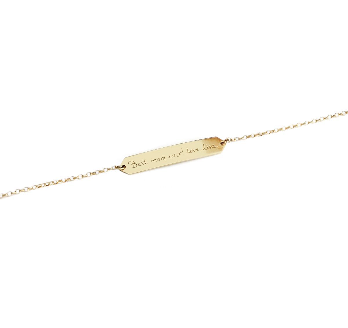 “Always and Forever” Engraved Bracelet