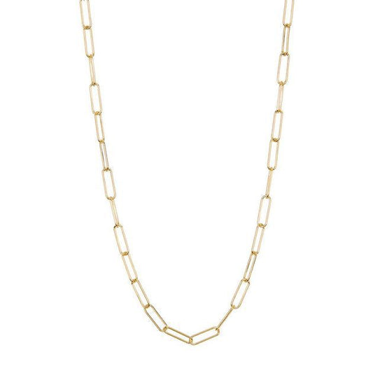 Paperclip chain necklace