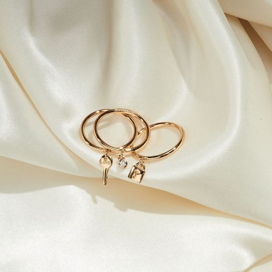 Charms stackable ring
