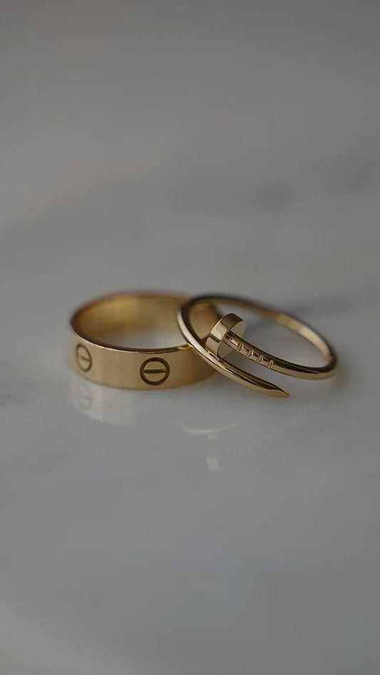 Nail & ring band cartier set