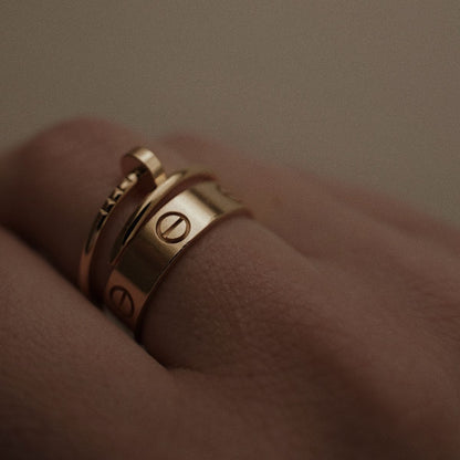 Nail & ring band cartier set