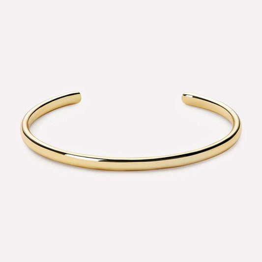 Gold cuff bracelet