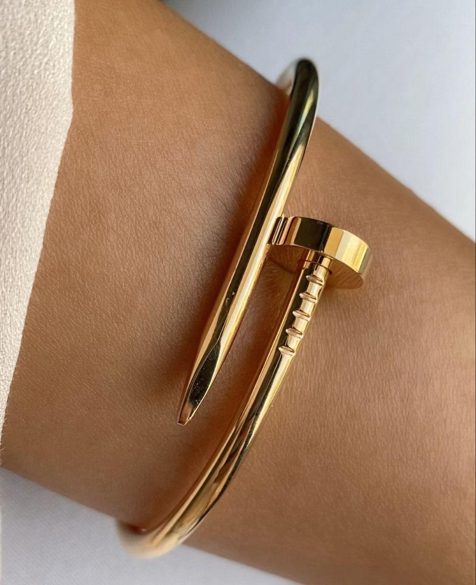 Nail cuff bracelet