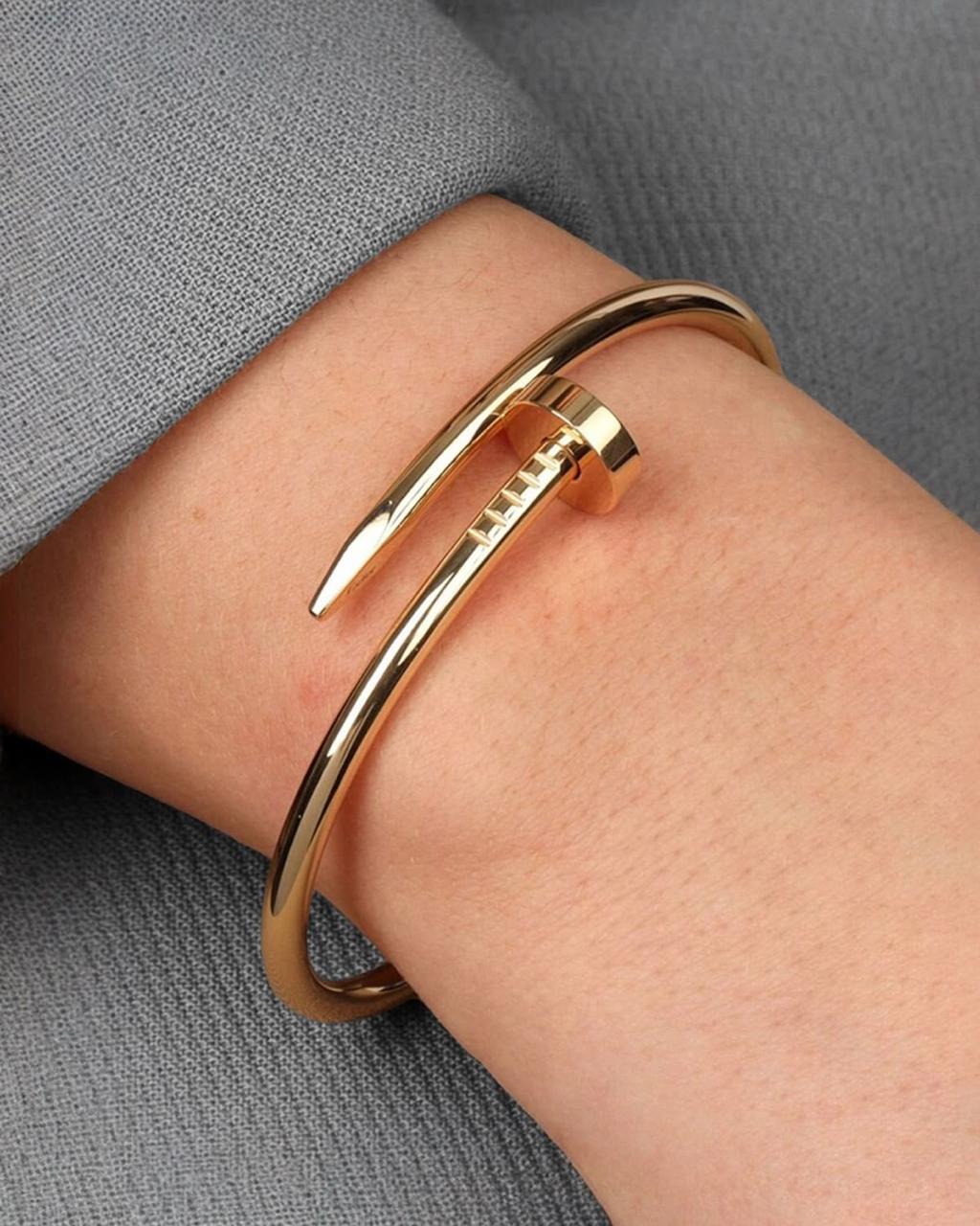 Nail cuff bracelet