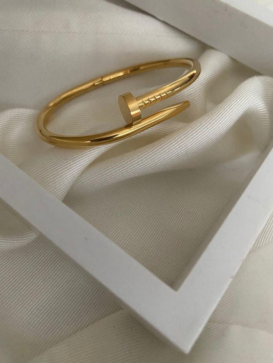 Nail cuff bracelet