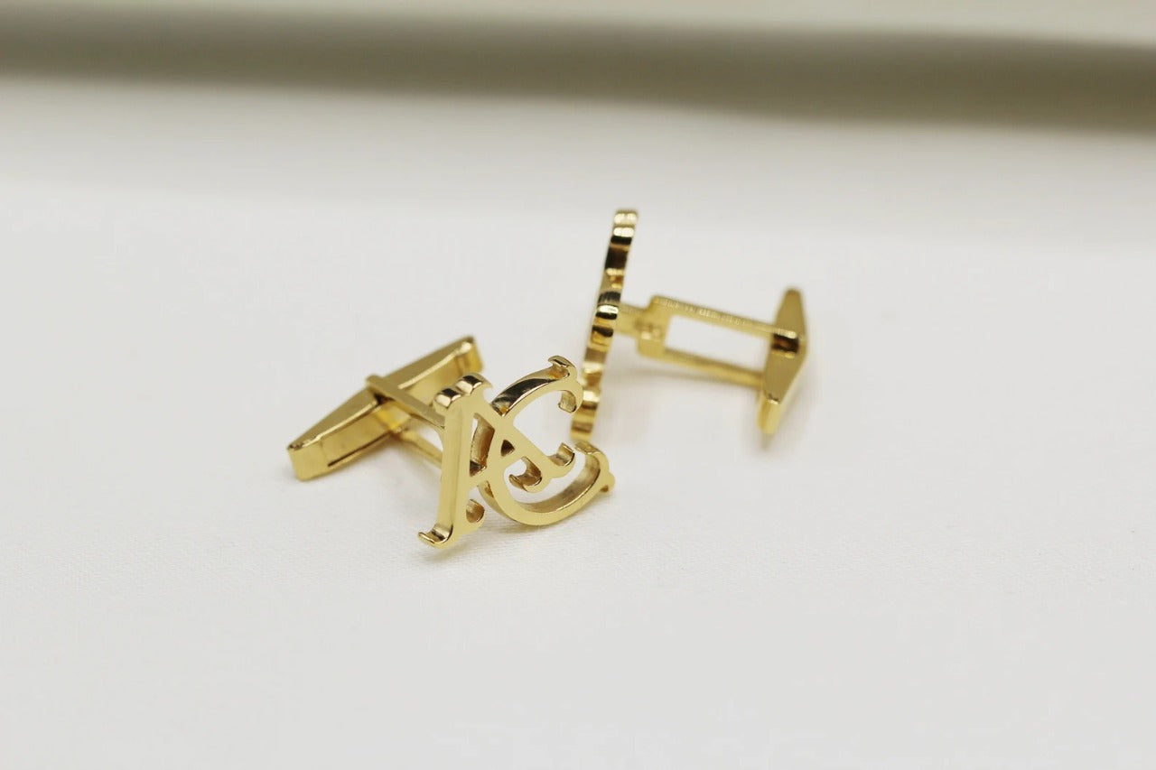 Personalized Initial Cufflinks