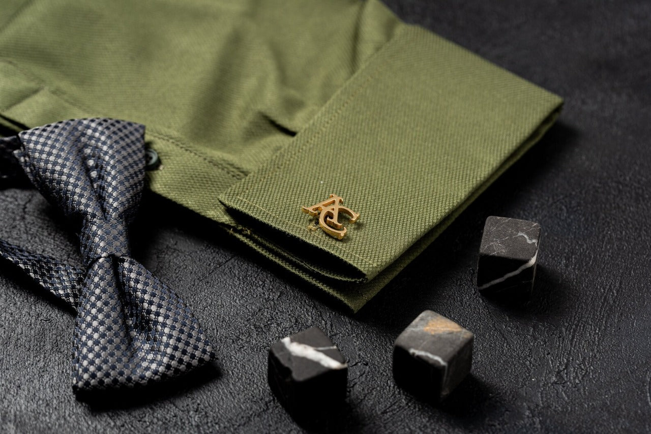 Personalized Initial Cufflinks