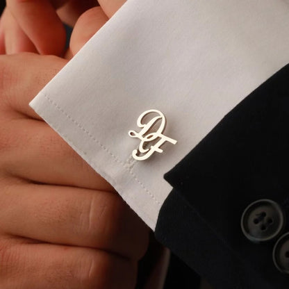 Initial Letter Custom Cufflinks