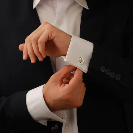 Initial Letter Custom Cufflinks