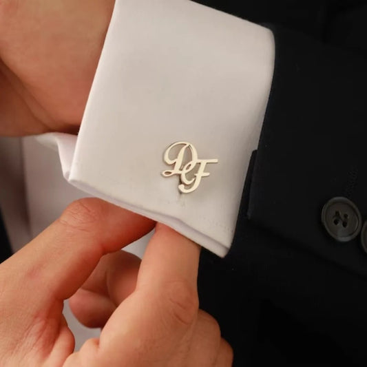 Initial Letter Custom Cufflinks