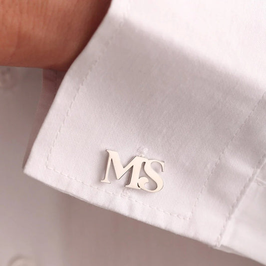 Personalized Initial Letter Name Cufflinks
