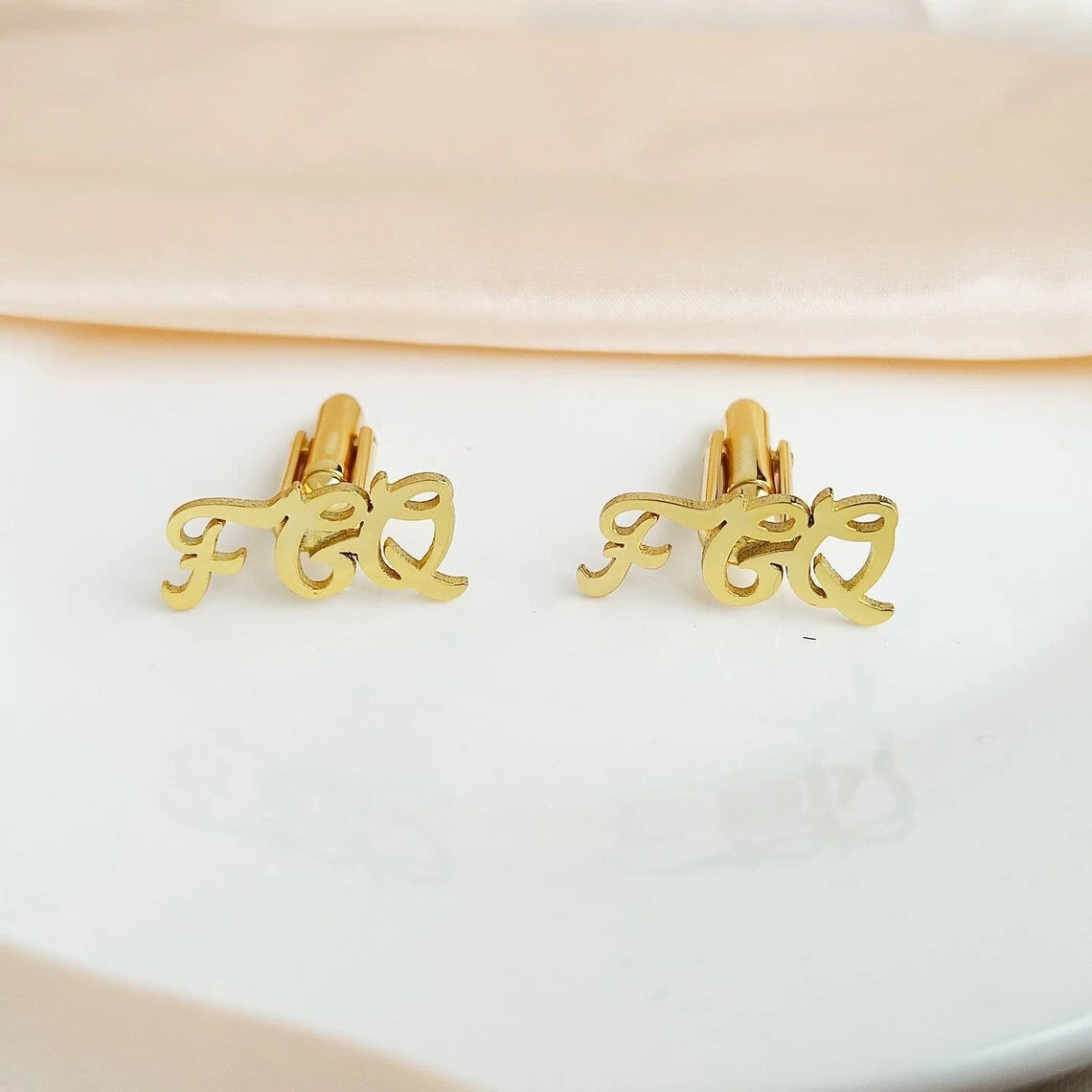 Personalised Initial Letter Name Cufflinks