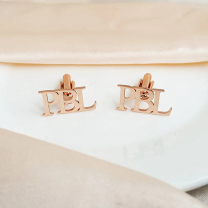 Personalised Initial Letter Name Cufflinks