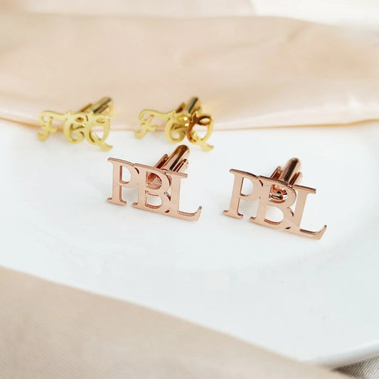 Personalised Initial Letter Name Cufflinks