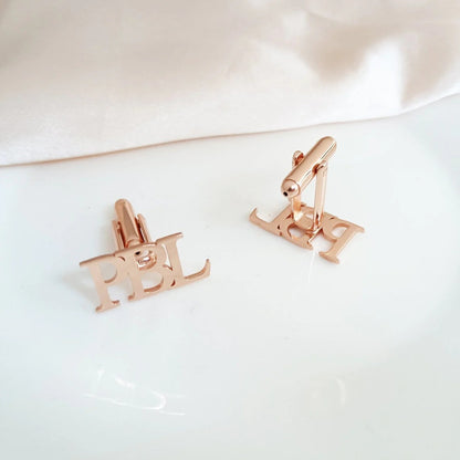 Personalised Initial Letter Name Cufflinks