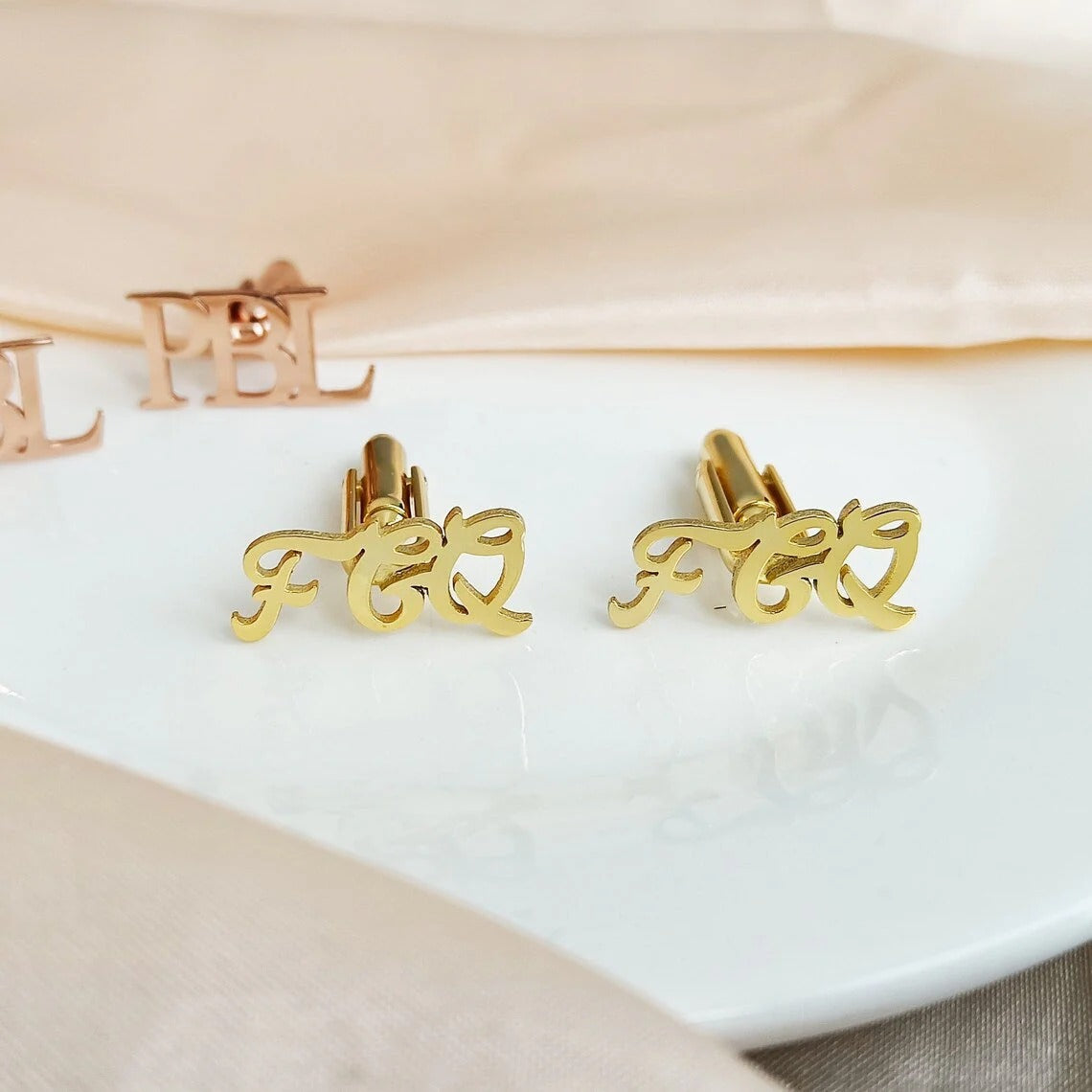 Personalised Initial Letter Name Cufflinks