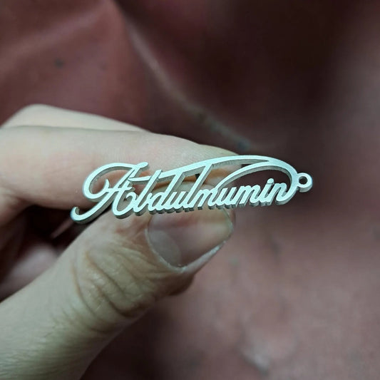 Custom Name Brooch Pin