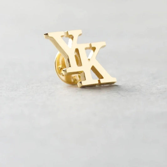 Personalized Initial Letter Name Brooch