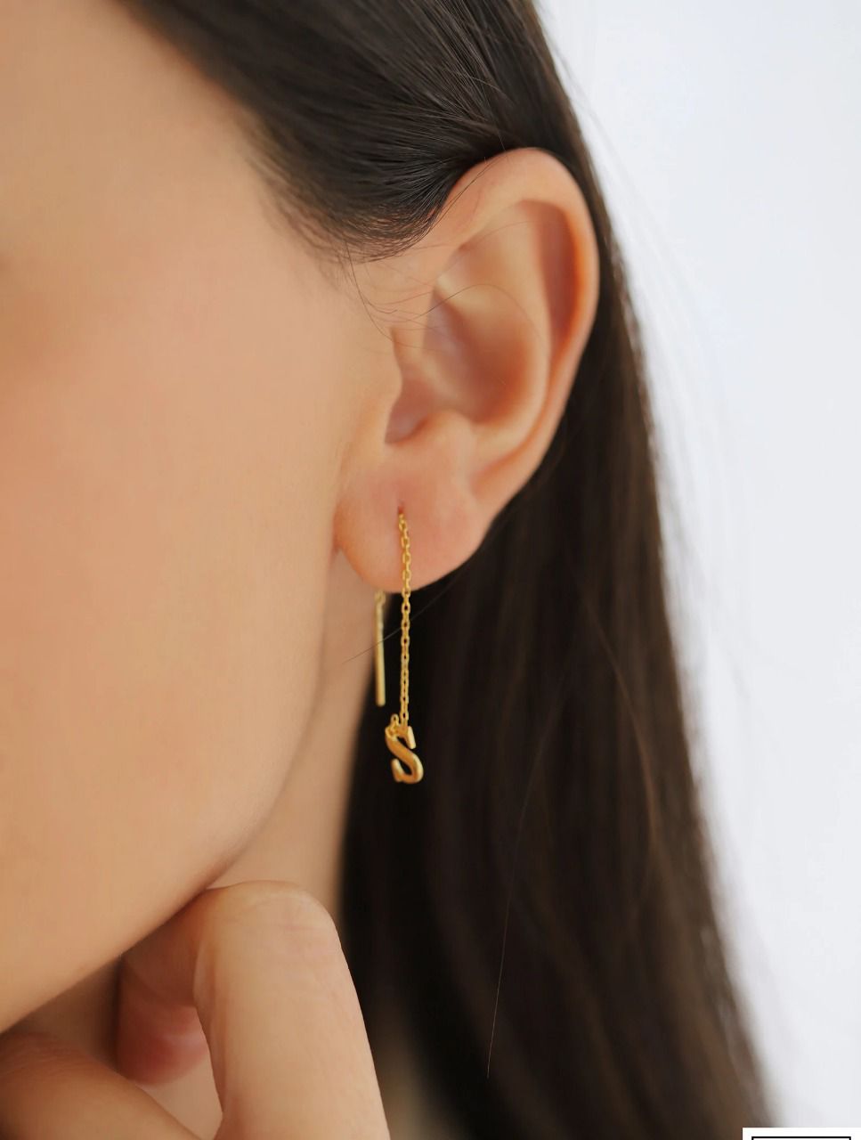 Custom Alphabet Threader Earring