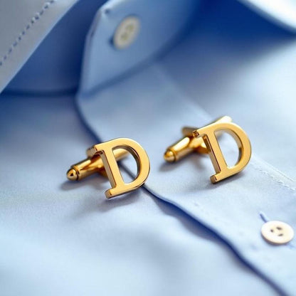 Forever Yours Initial Cufflink