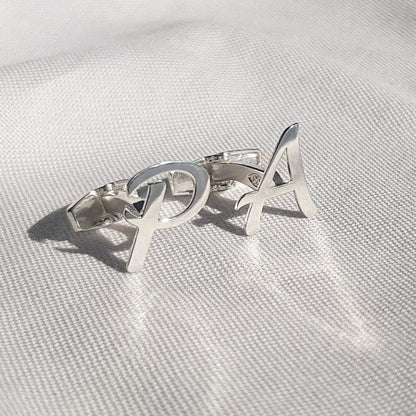 Custom Initial Cufflinks Perfect For Wedding Gift