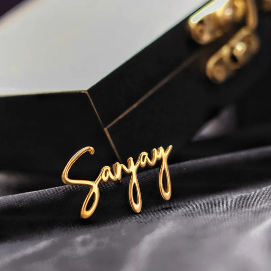 Personalized Initial Name Cufflinks For Men And Boys