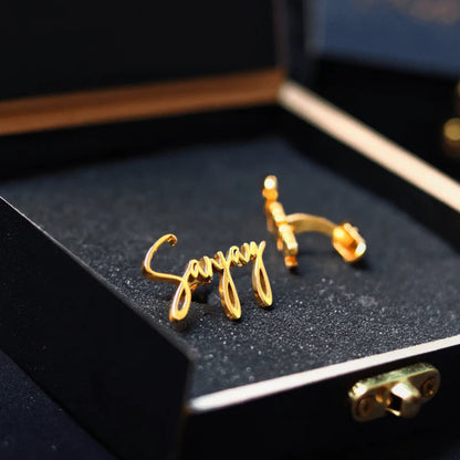 Personalized Initial Name Cufflinks For Men And Boys